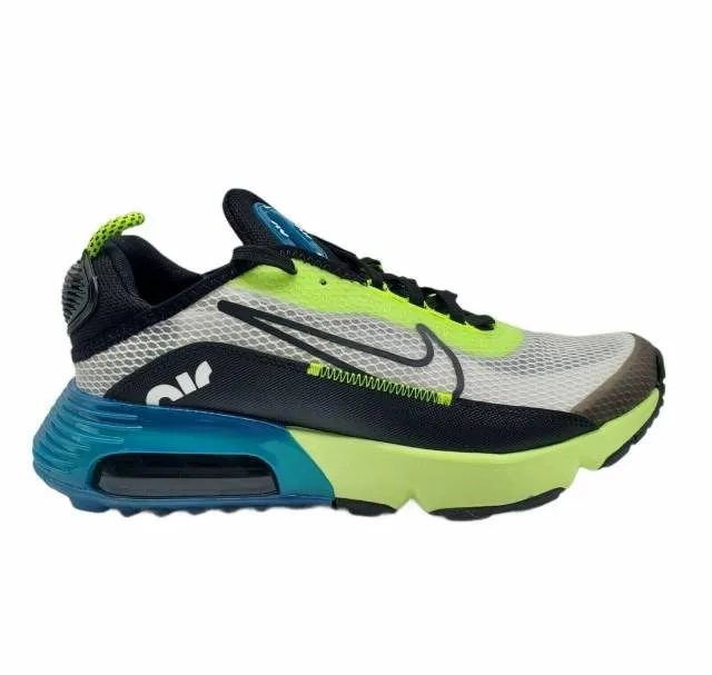 Nike air max 2090 gs white black volt valerian blue