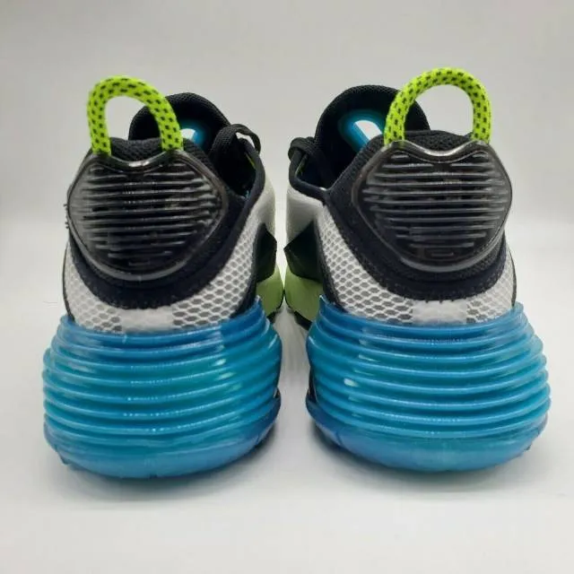 Nike air max 2090 gs white black volt valerian blue