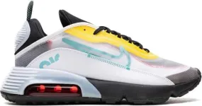 Nike Air Max 2090 White Speed Yellow Bleached Aqua sneakers