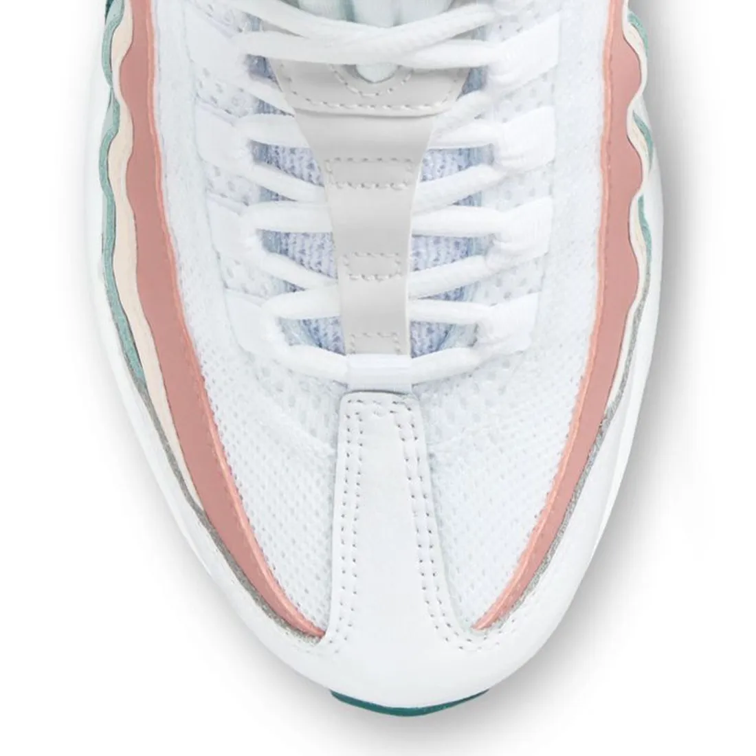 Nike Big Kids Air Max 95 Recraft (white / pink spell-geode teal-jade ice)