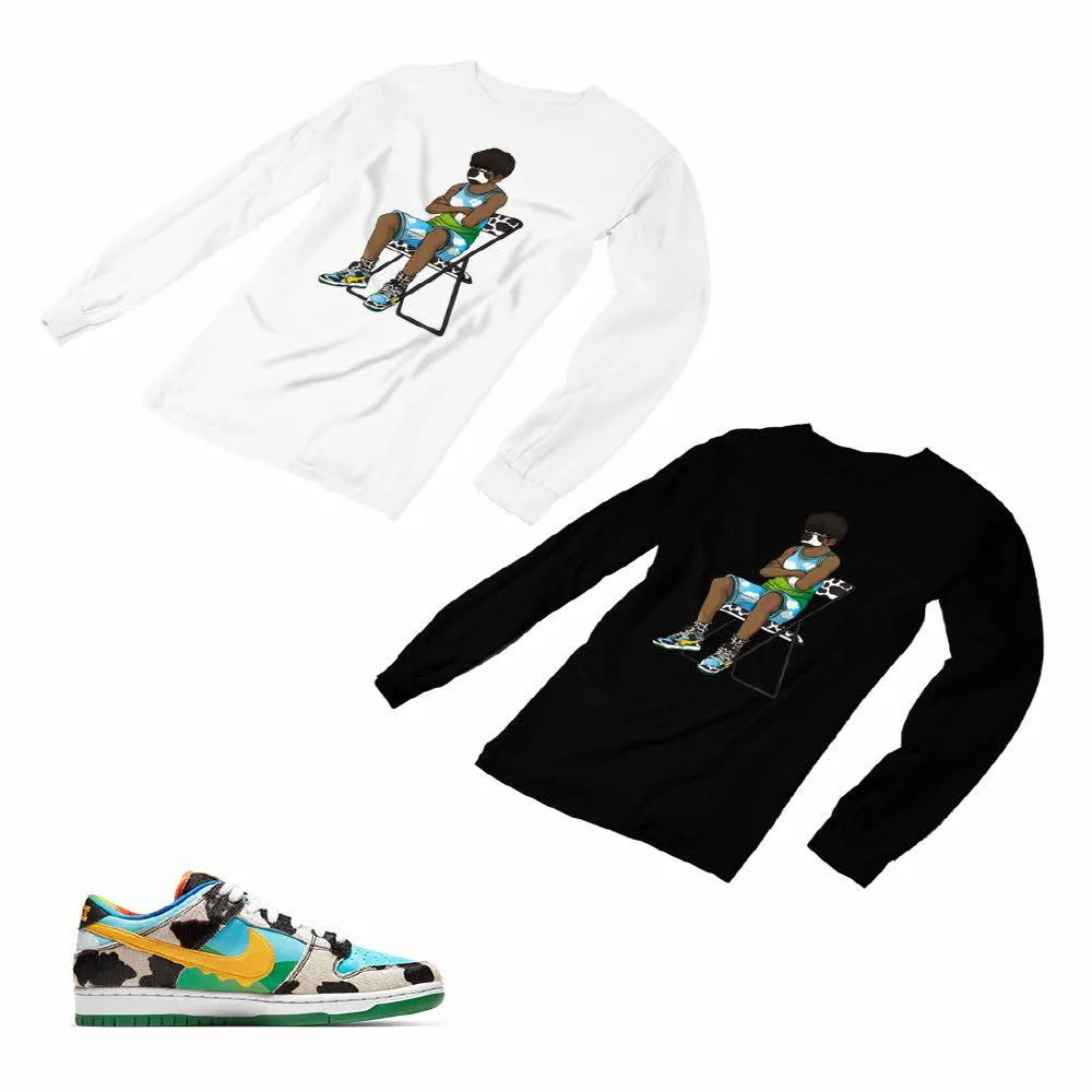 Nike Dunk Ben Jerry’s Matching Custom Designed Long Sleeve T shirt ND 1-2-10