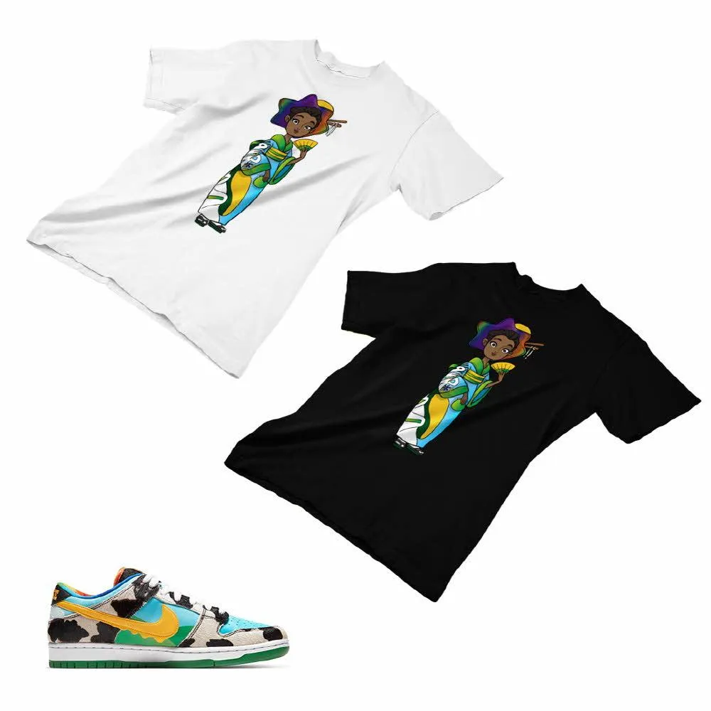 Nike Dunk Ben Jerry’s Matching Custom Designed T shirt ND 1-2-17