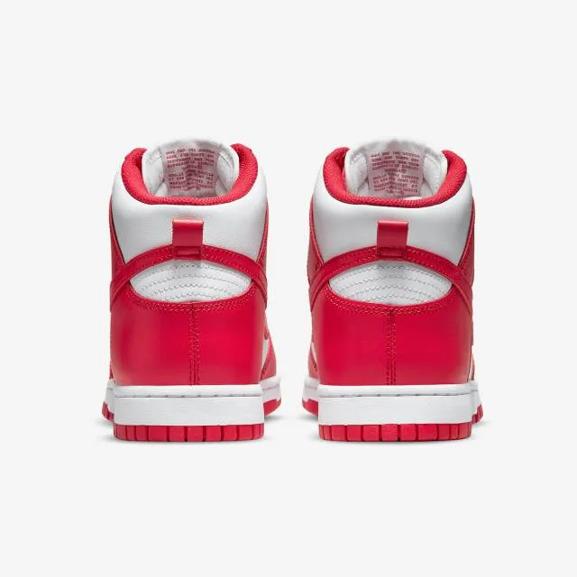 Nike dunk high (university red/ white/ university red/ red) men u