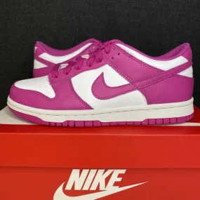 Nike dunk low gs active fuchsia white