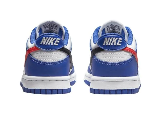 Nike dunk low gs bright crimson game royal