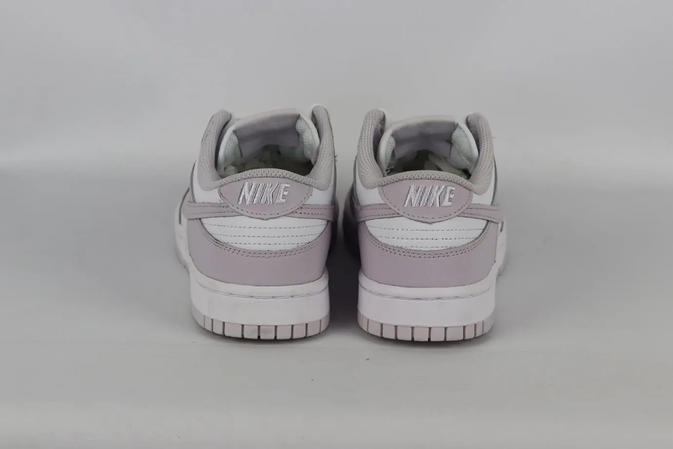 NIKE DUNK LOW LIGHT VIOLET LEATHER SNEAKERS EU 39 UK 5.5 US 8