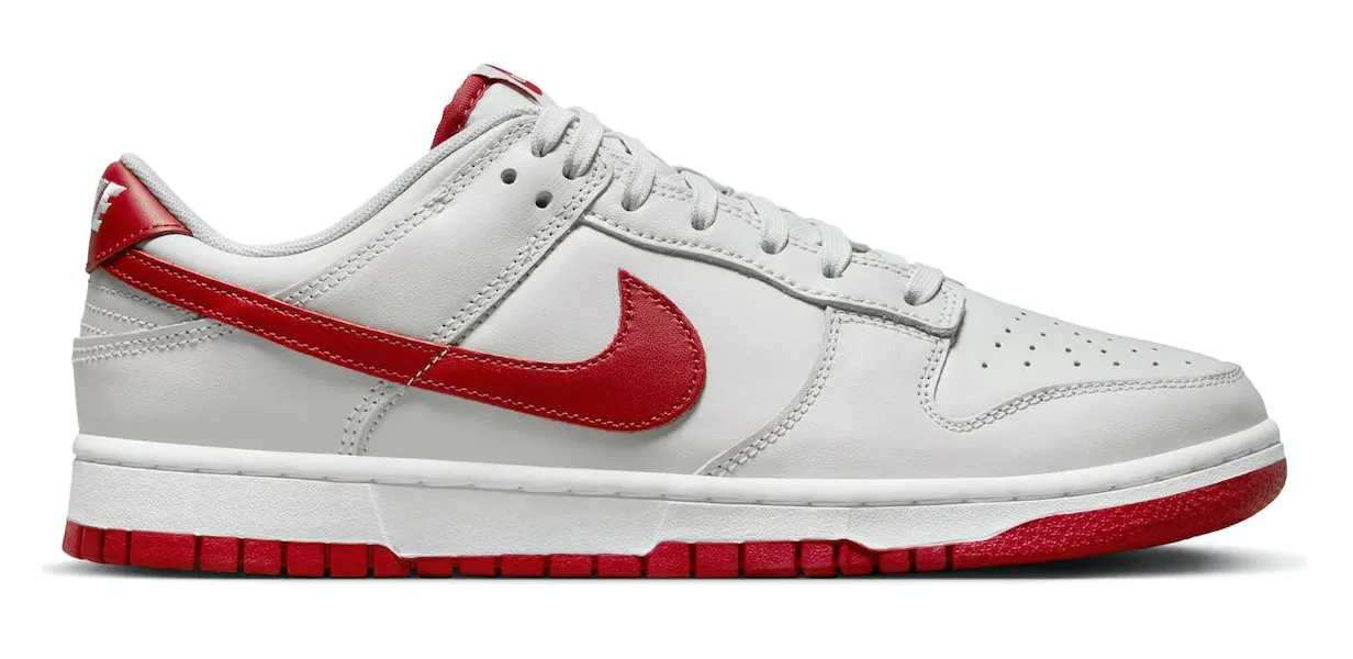 Nike Dunk Low Vast Grey Varsity Red (Myrtle Beach Location)