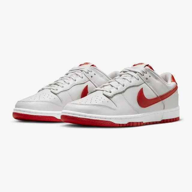 Nike dunk low (vast grey varsity red/ white) men us 8-13 fj0832-011