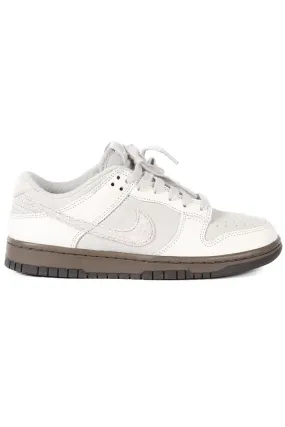 NIKE GREY DUNK LOW IRONSTONE SUEDE SNEAKERS EU 38.5 UK 5.5 US 6