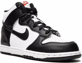 Nike Kids Dunk High Panda sneakers Black