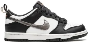 Nike Kids Dunk Low Black White Metallic sneakers