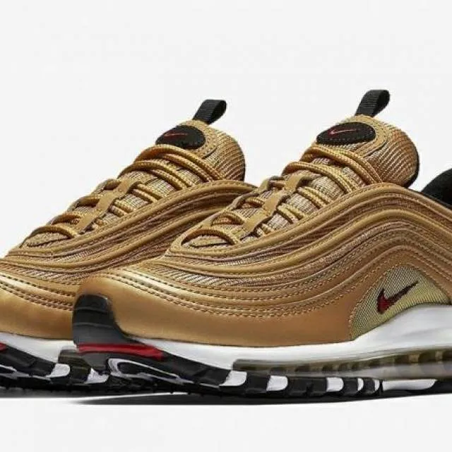 Nike Mens Air Max 97 "Metallic Gold" OG QS 2018 884421-700 L