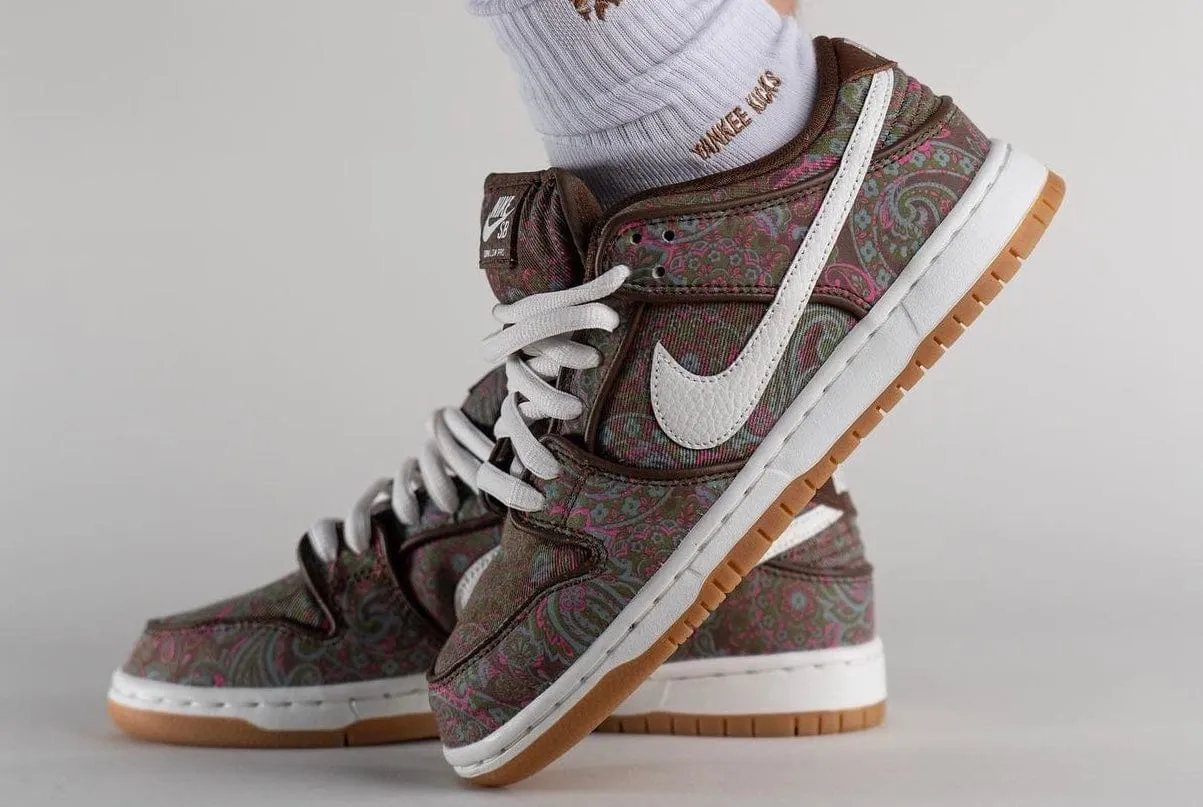 Nike SB Dunk Low Pro Paisley Brown