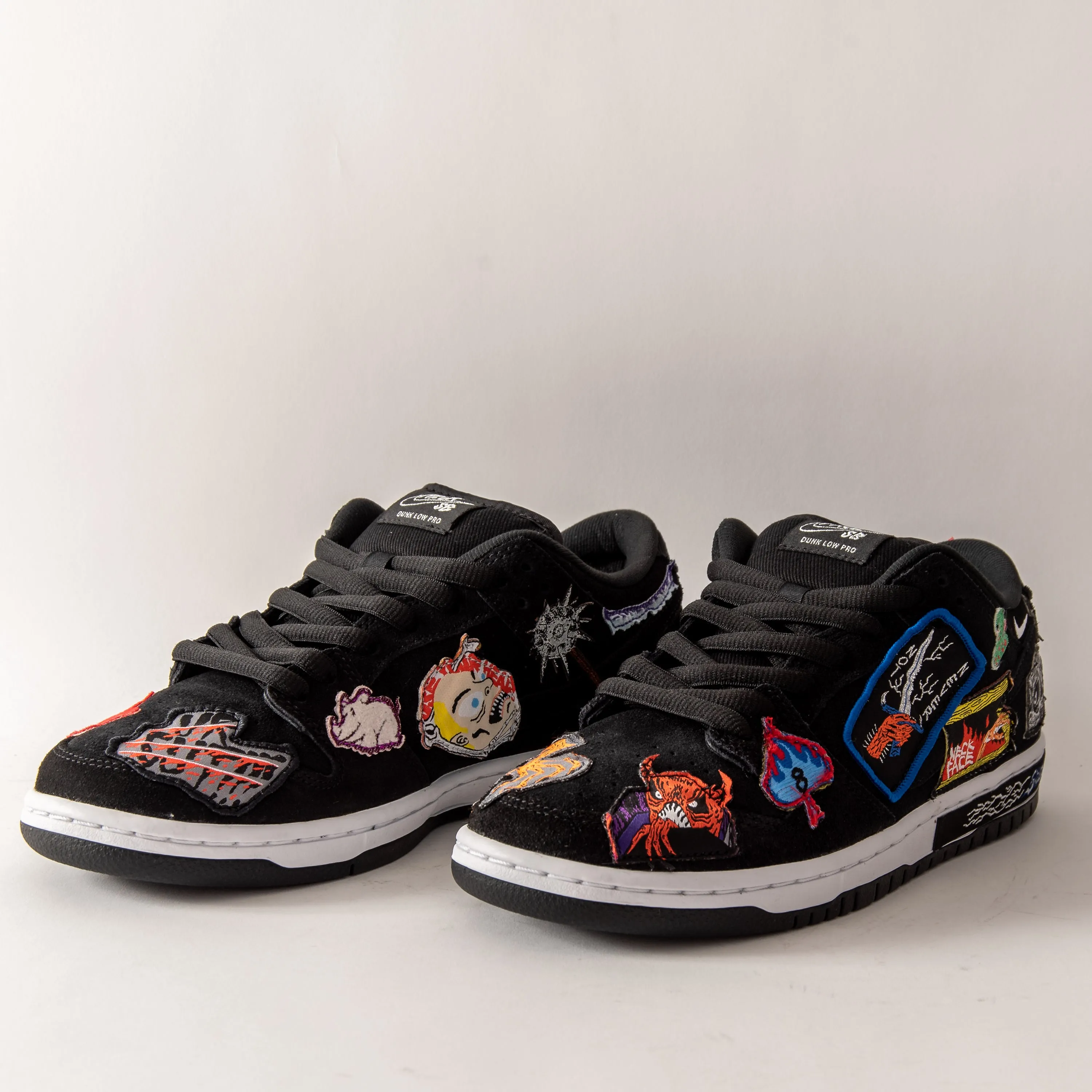 Nike SB - Dunk Low Pro QS (Black/White-Multi Color)