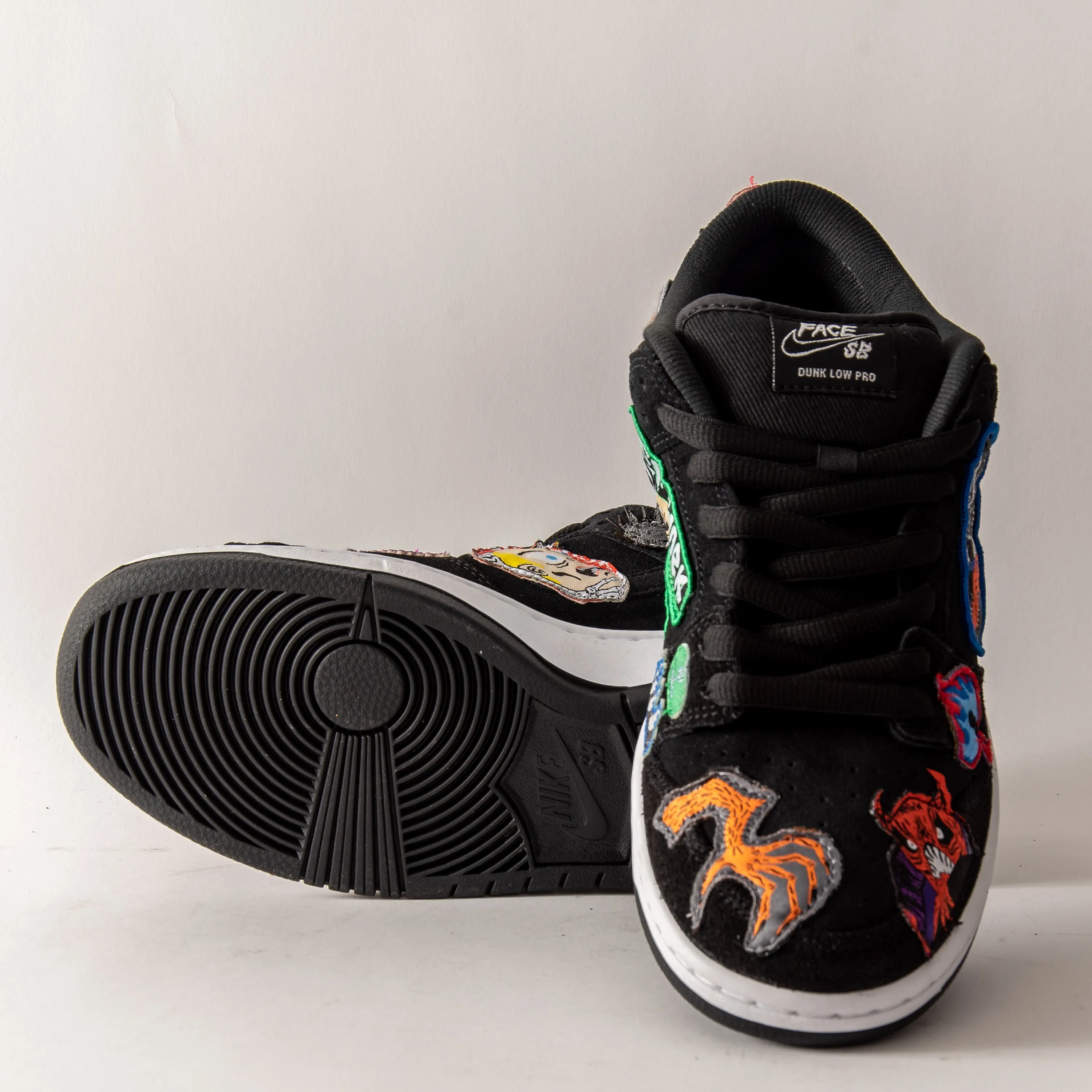 Nike SB - Dunk Low Pro QS (Black/White-Multi Color)