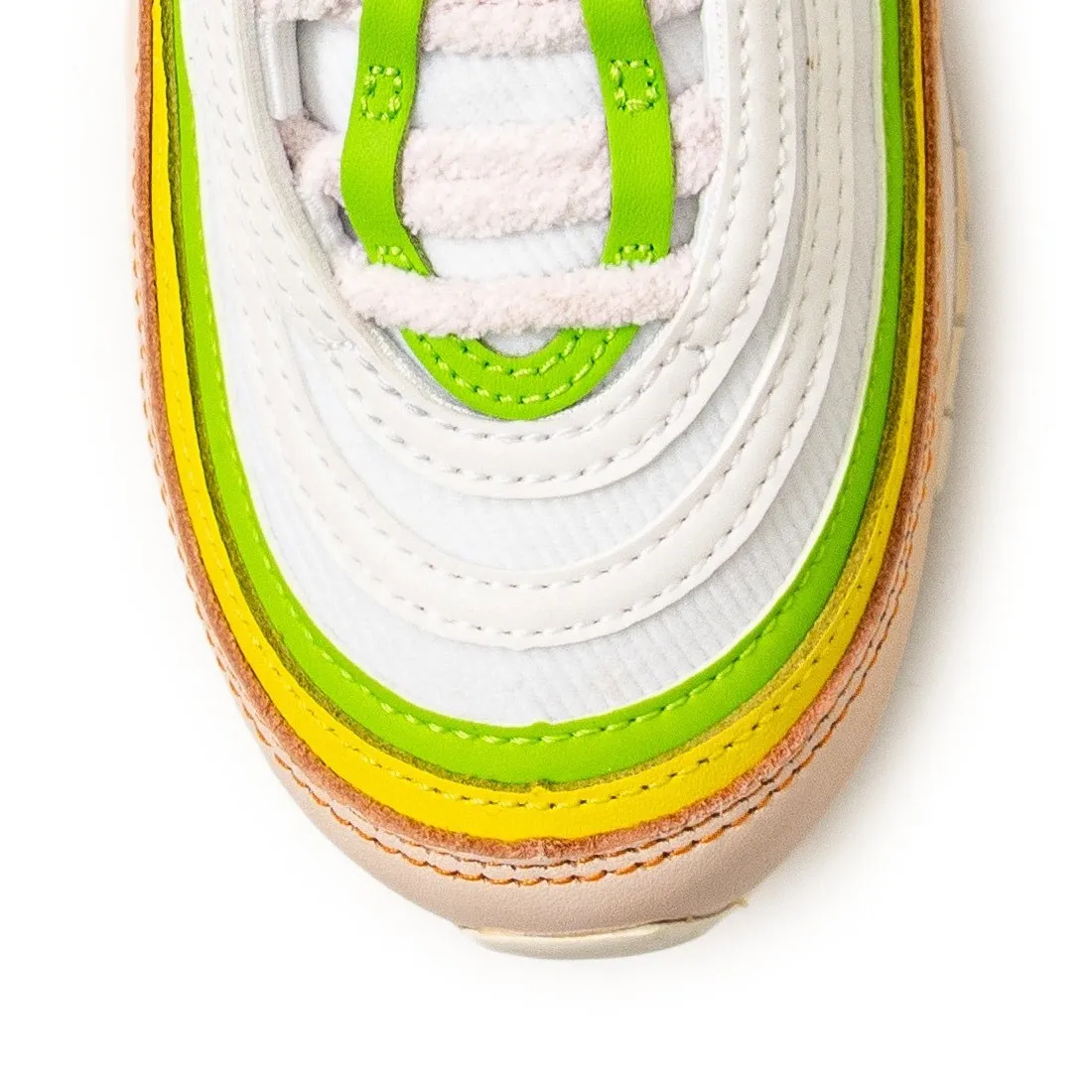 Nike Women Wmns Air Max 97 (white / black-pearl pink-action green)