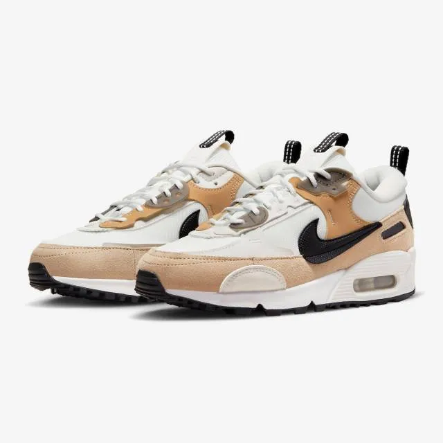 Nike Women's Air Max 90 Futura (Tan/ White/ Phantom/ Tan...