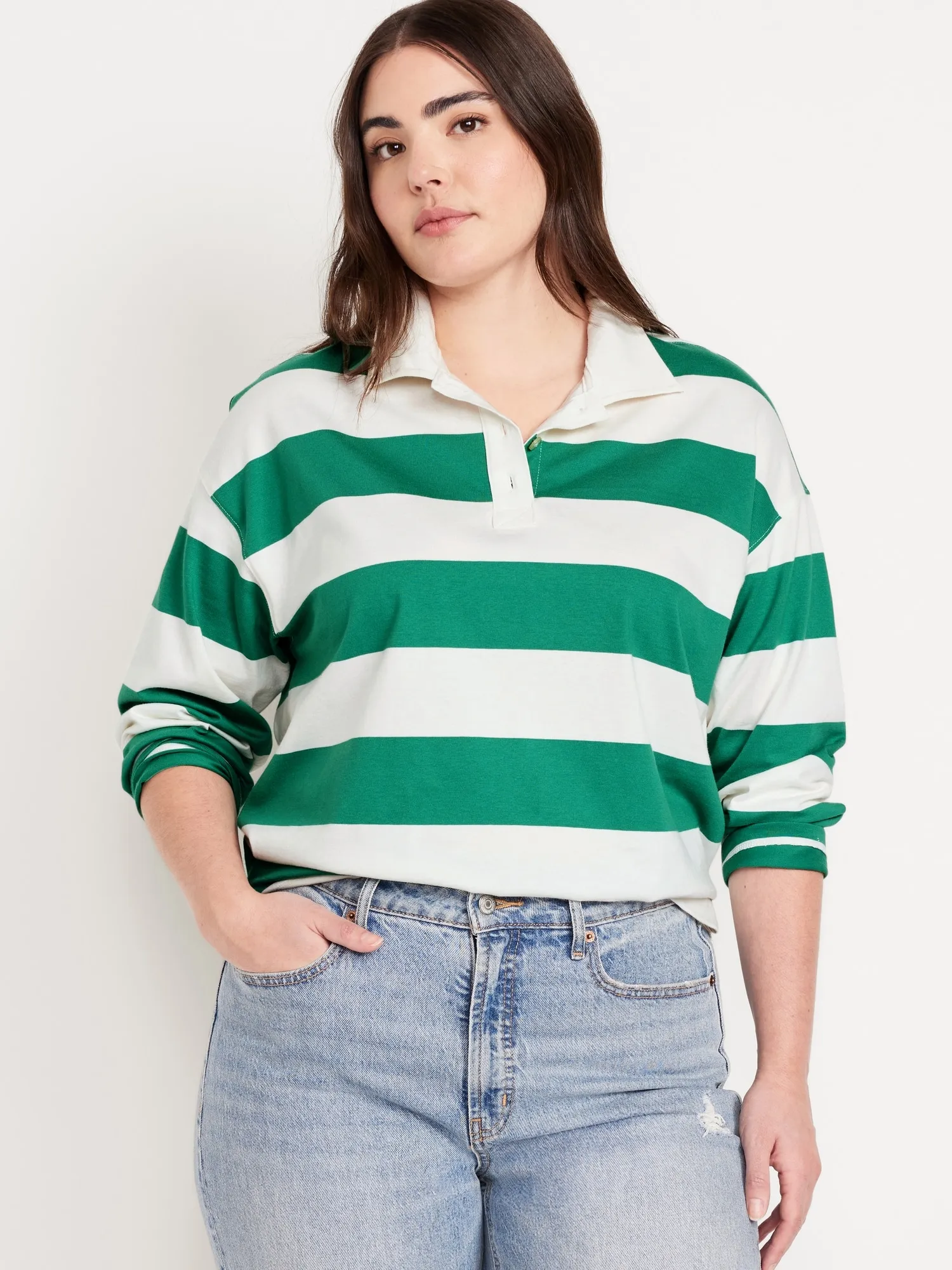 Old Navy Rugby Stripe Polo