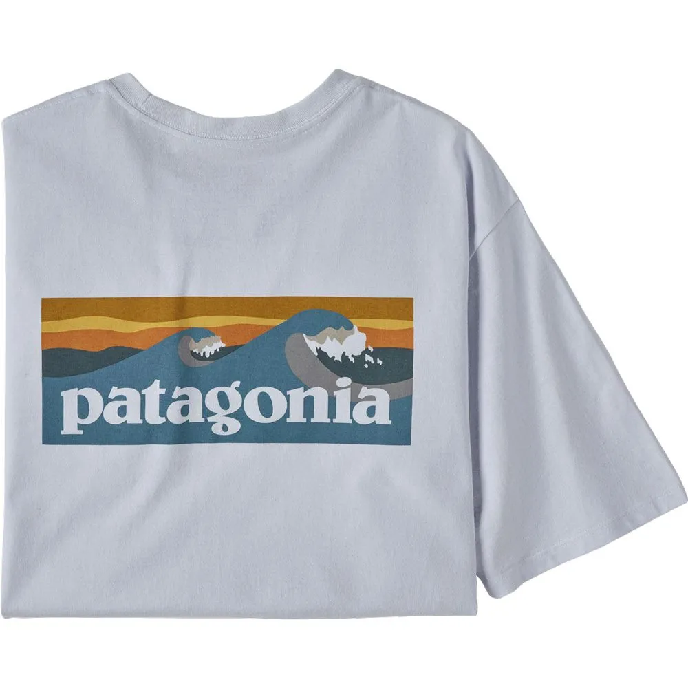 Patagonia - Boardshort Logo Pocket Responsible T-Shirt Men white