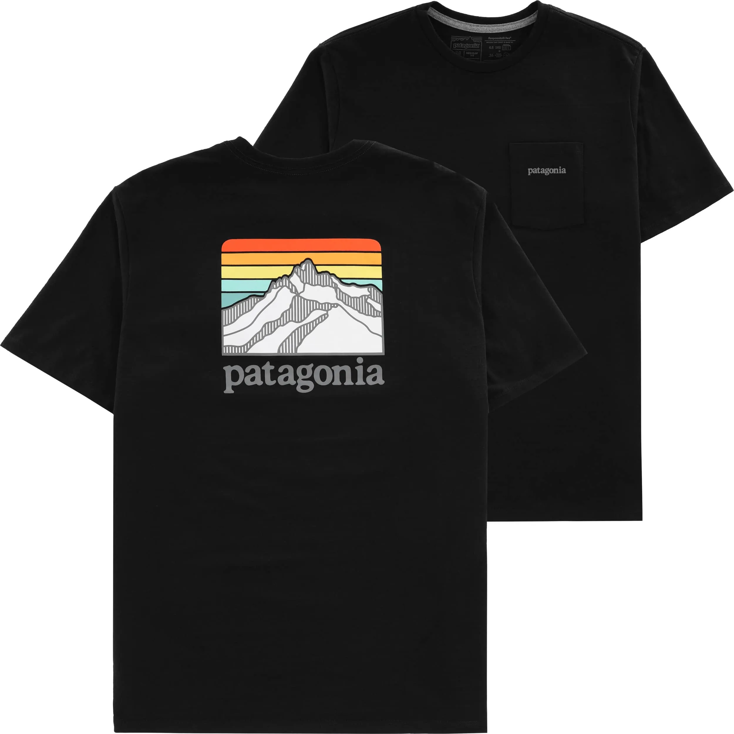 Patagonia Line Logo Ridge Pocket Responsibili-Tee T-Shirt