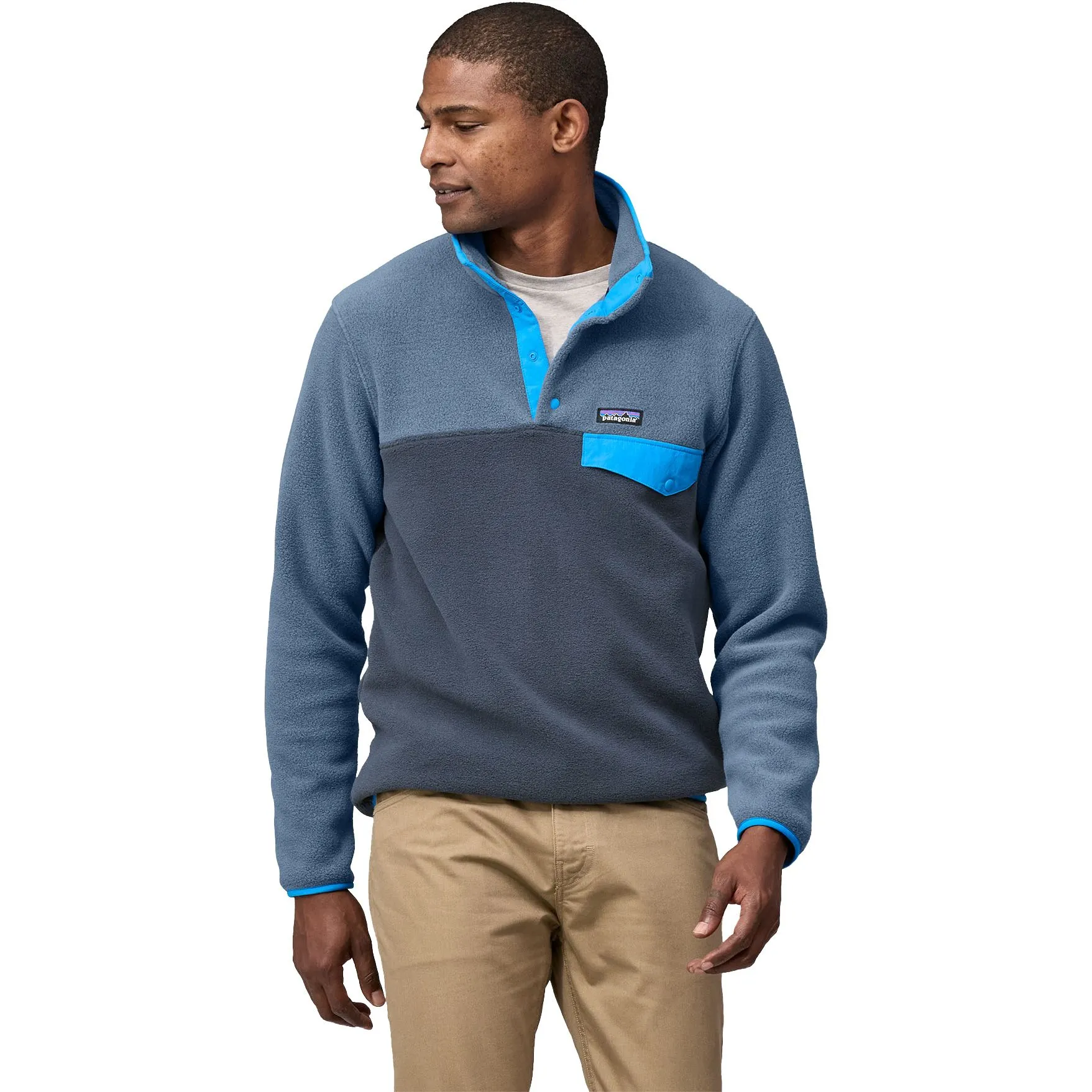 Patagonia - LW Synch Snap-T Pullover Men smolder blue