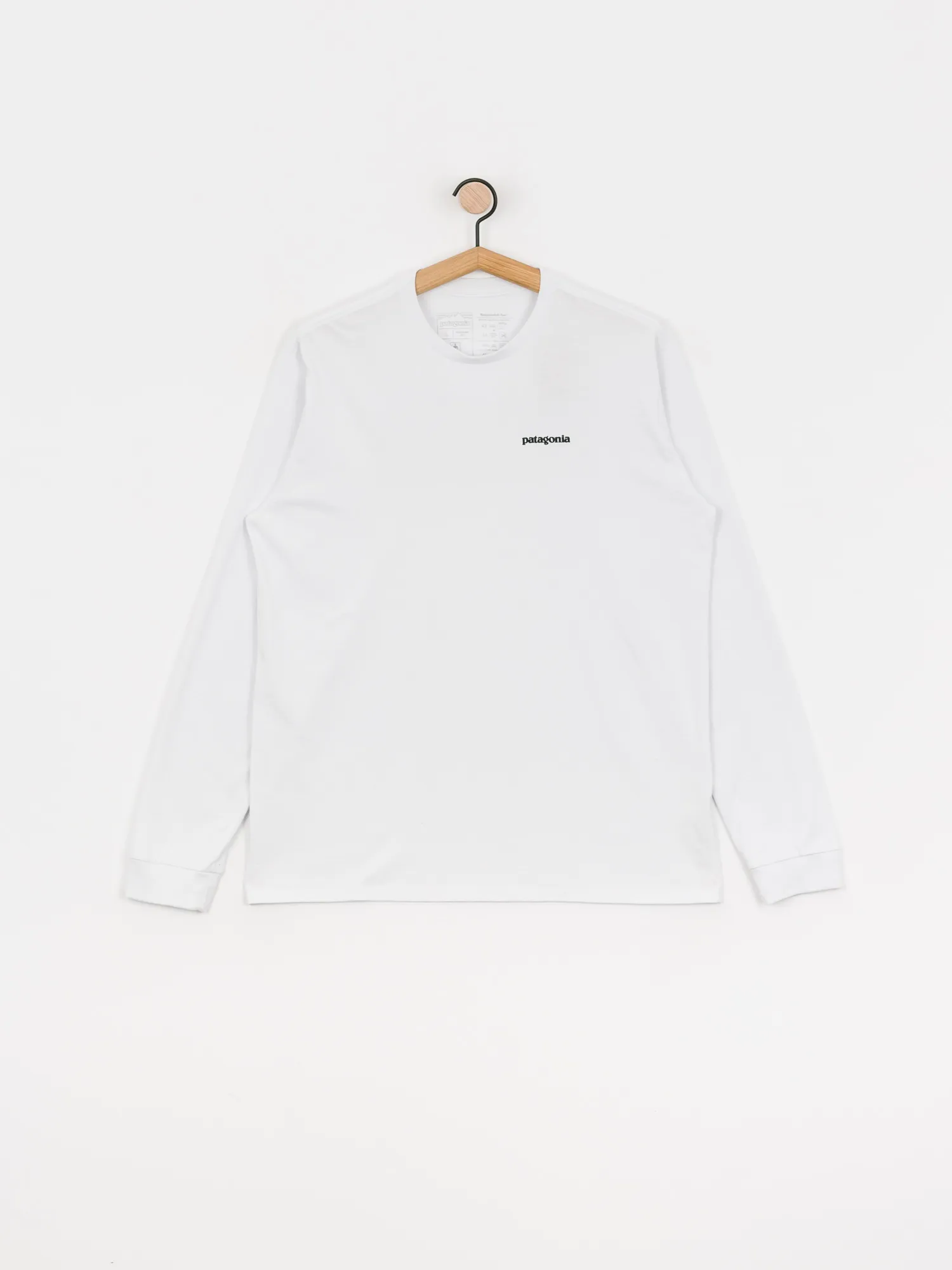 Patagonia P 6 Logo Responsibili Longsleeve (white)