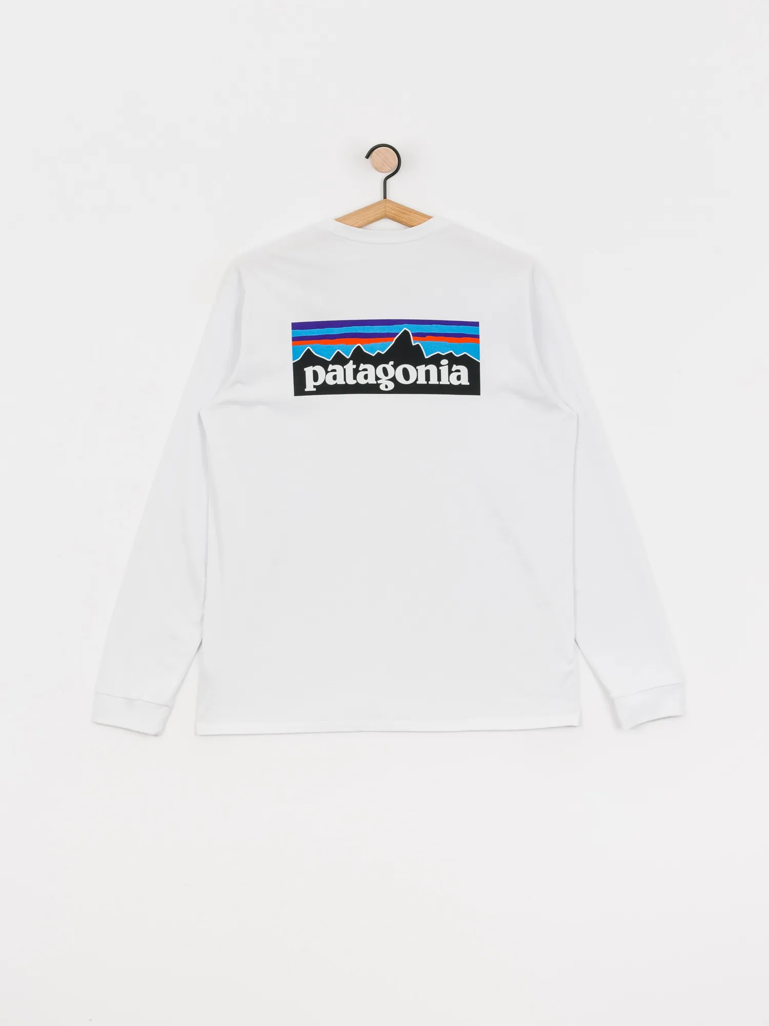 Patagonia P 6 Logo Responsibili Longsleeve (white)