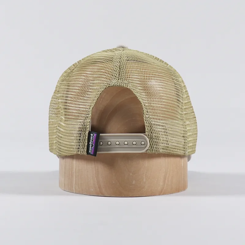 Patagonia P-6 Logo Trucker Hat Oar Tan Classic Tan