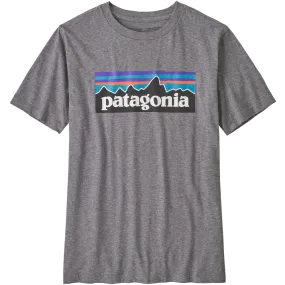 Patagonia - Regenerative Organic T-Shirt Kids gravel heather white