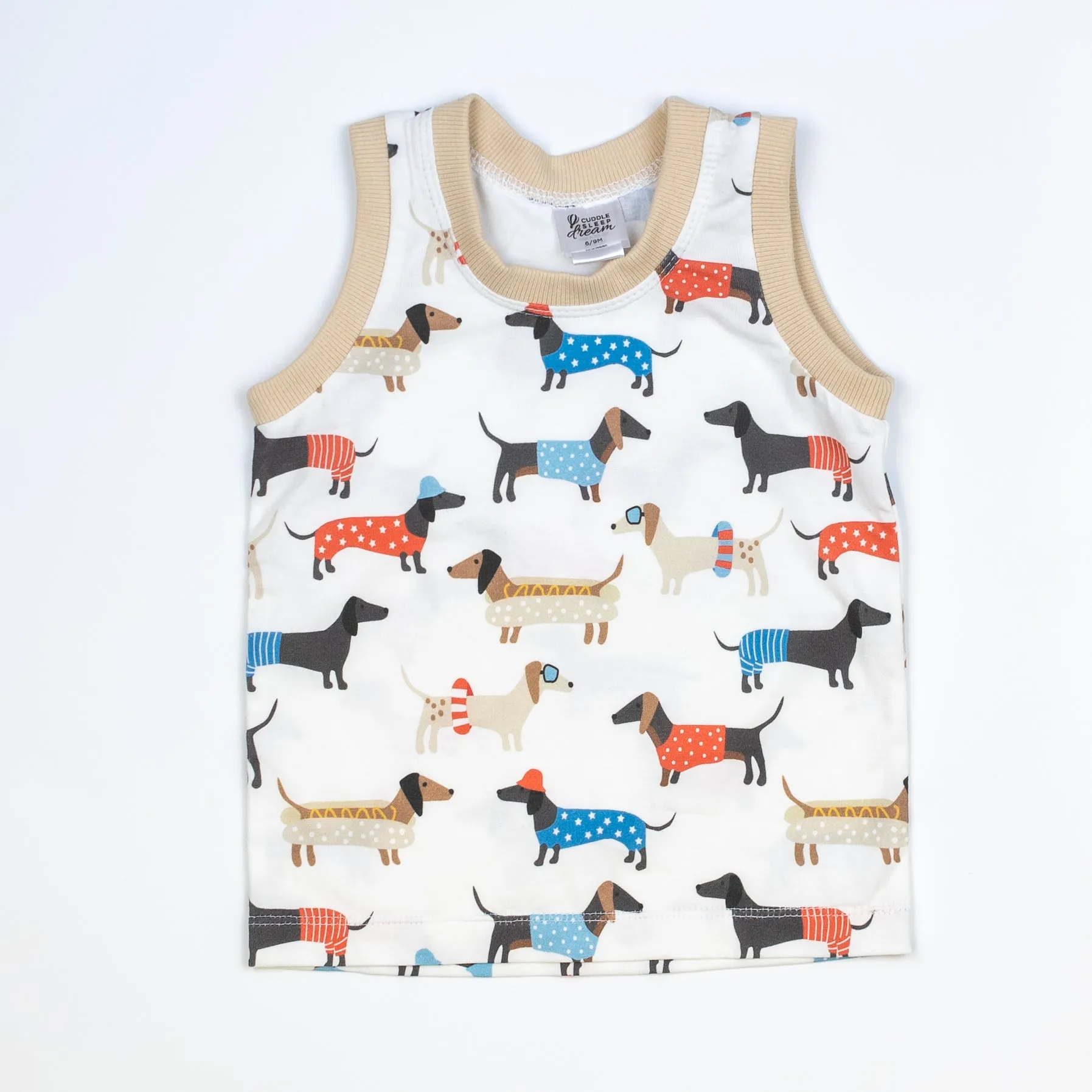 Patriotic Doggy | Handmade Tank