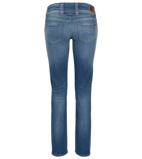 Pepe Jeans Gen Jean droit pour femme en jean de loisirs style 5 poches PL201157D452 bleu