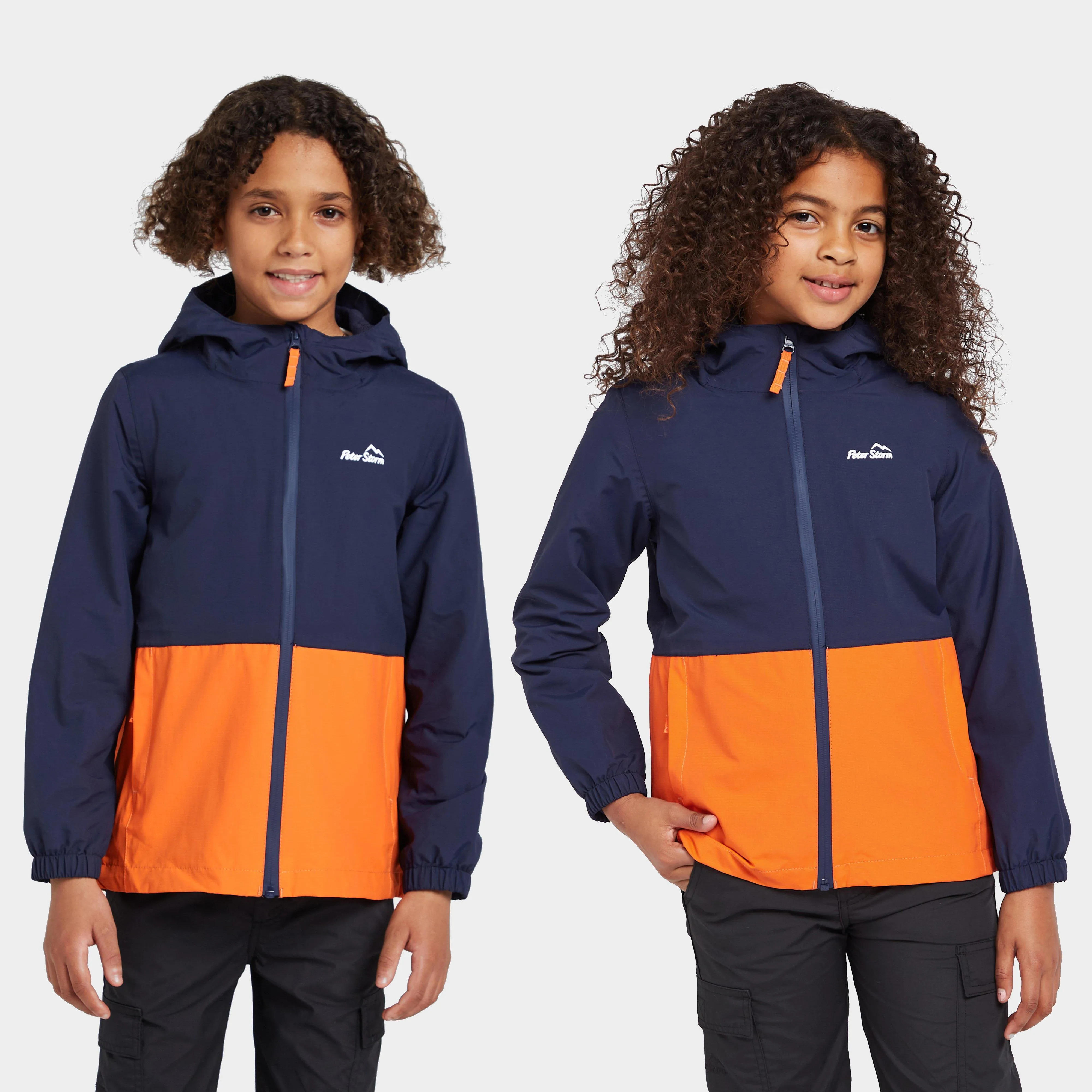 Peter Storm Kids' Colour Block Waterproof Jacket | Ultimate Outdoors