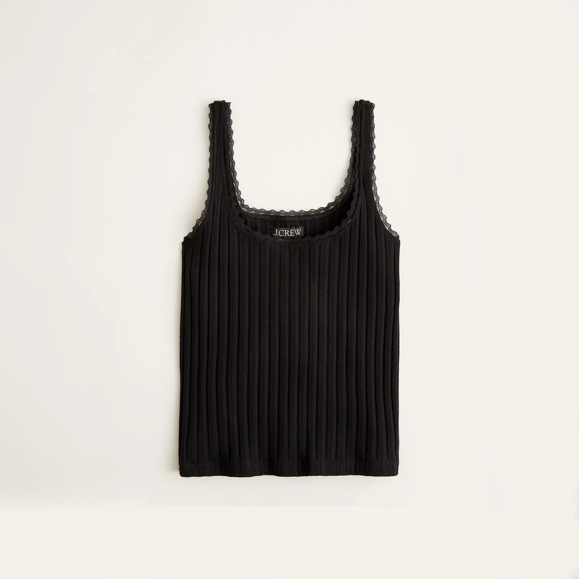 Pointelle tank top