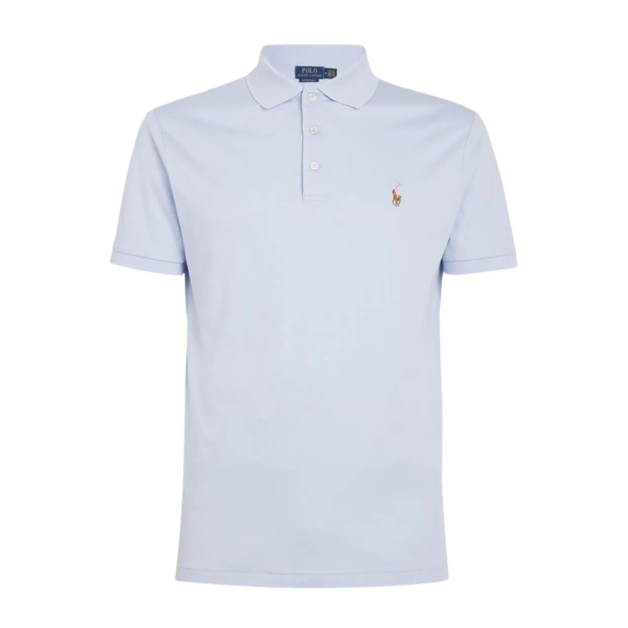 Polo Ralph Lauren Custom Slim Fit Blue Polo Shirt