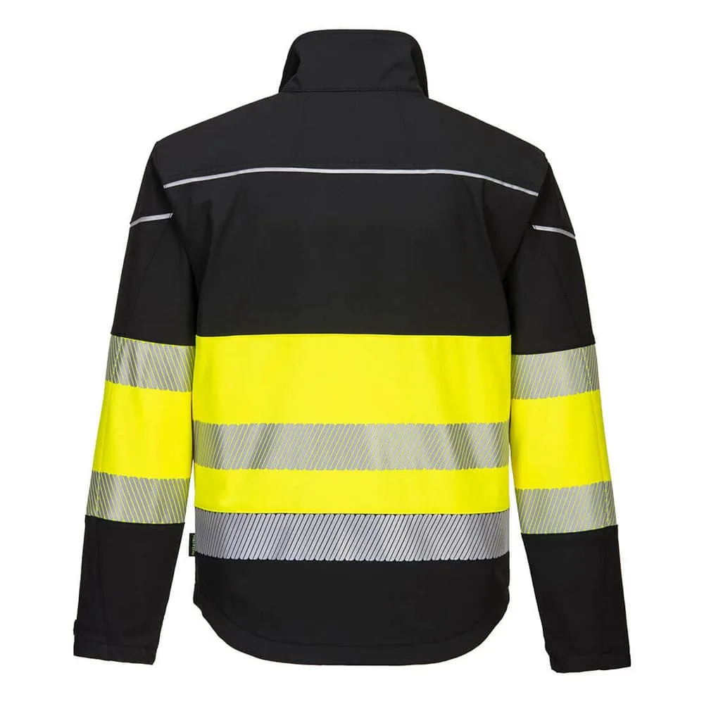 Portwest PW375 - PW3 Hi-Vis Class 1 Water Resistant Softshell Jacket