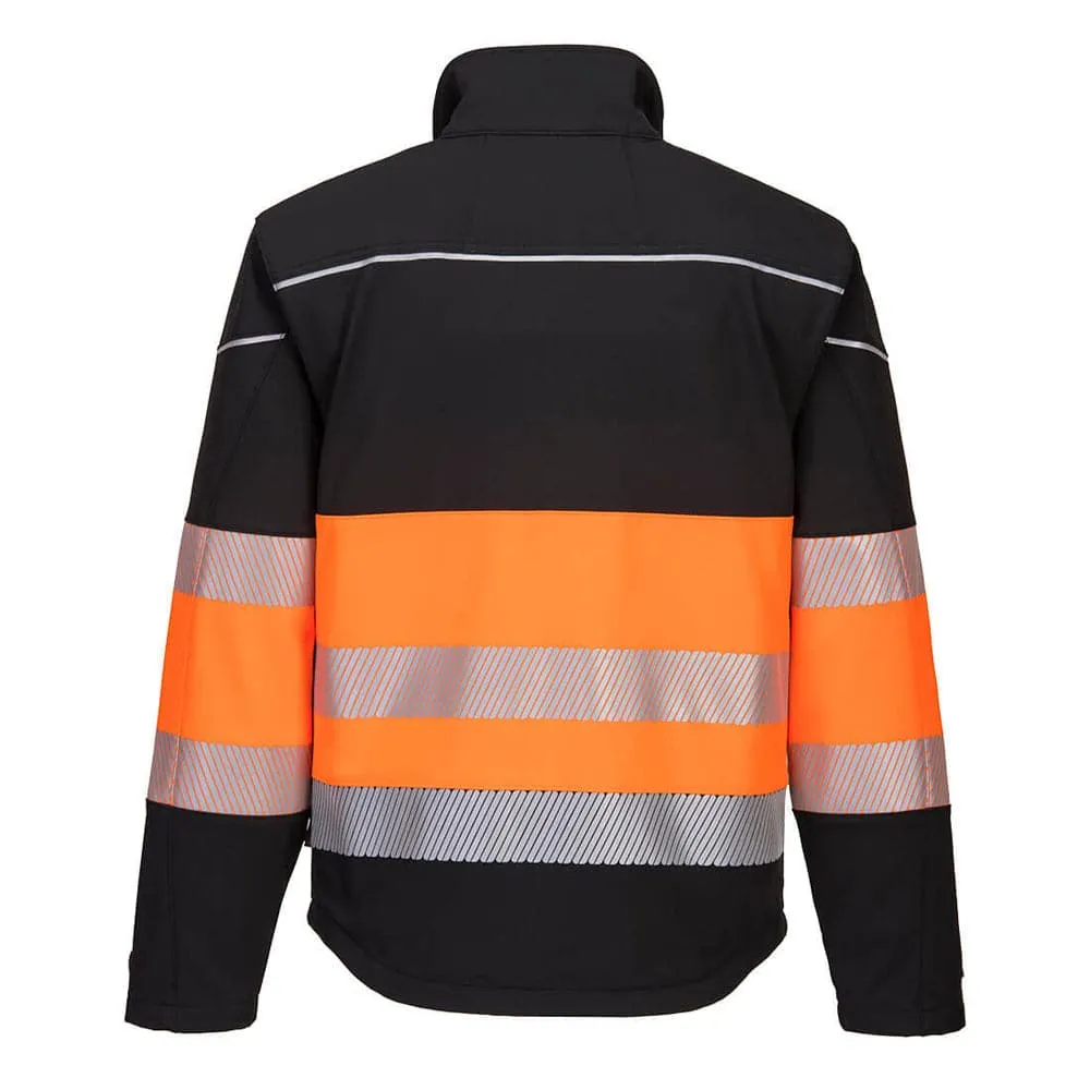 Portwest PW375 - PW3 Hi-Vis Class 1 Water Resistant Softshell Jacket