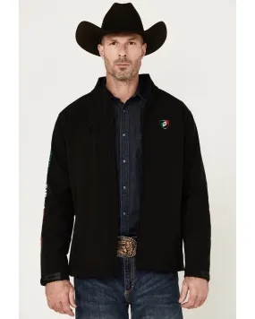 Product Name:  American Fighter Men's Mayland Mexico USA Flag Embroidered Softshell Jacket