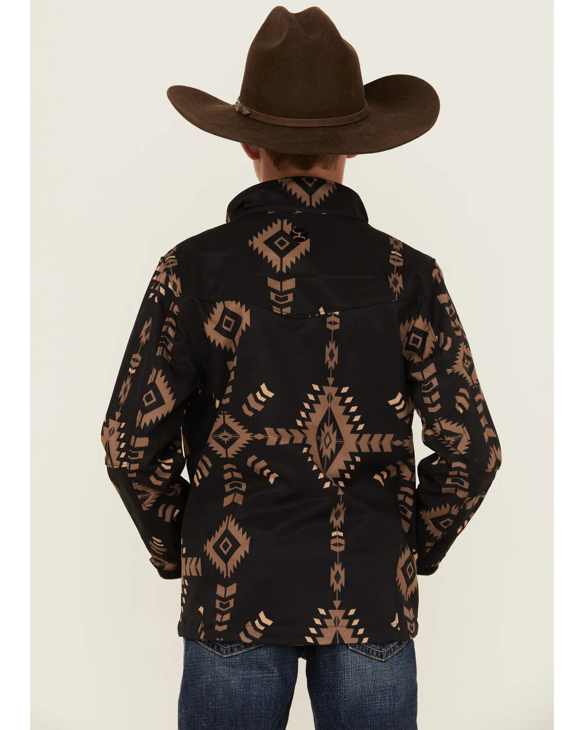 Product Name:  Hooey Boys' Southwestern Print Softshell Jacket