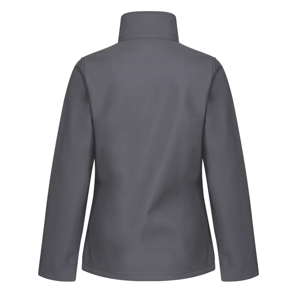 Regatta Octagon Womens Softshell Jacket Seal Grey (Black) Size 12 - Screwfix