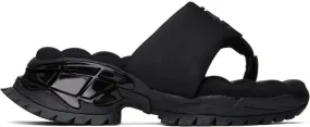 Rombaut SSENSE Exclusive Black Knokke Sandals