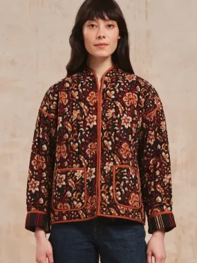 Sacs of Ashbourne   Pink City Prints Tan Jaal Penny Jacket