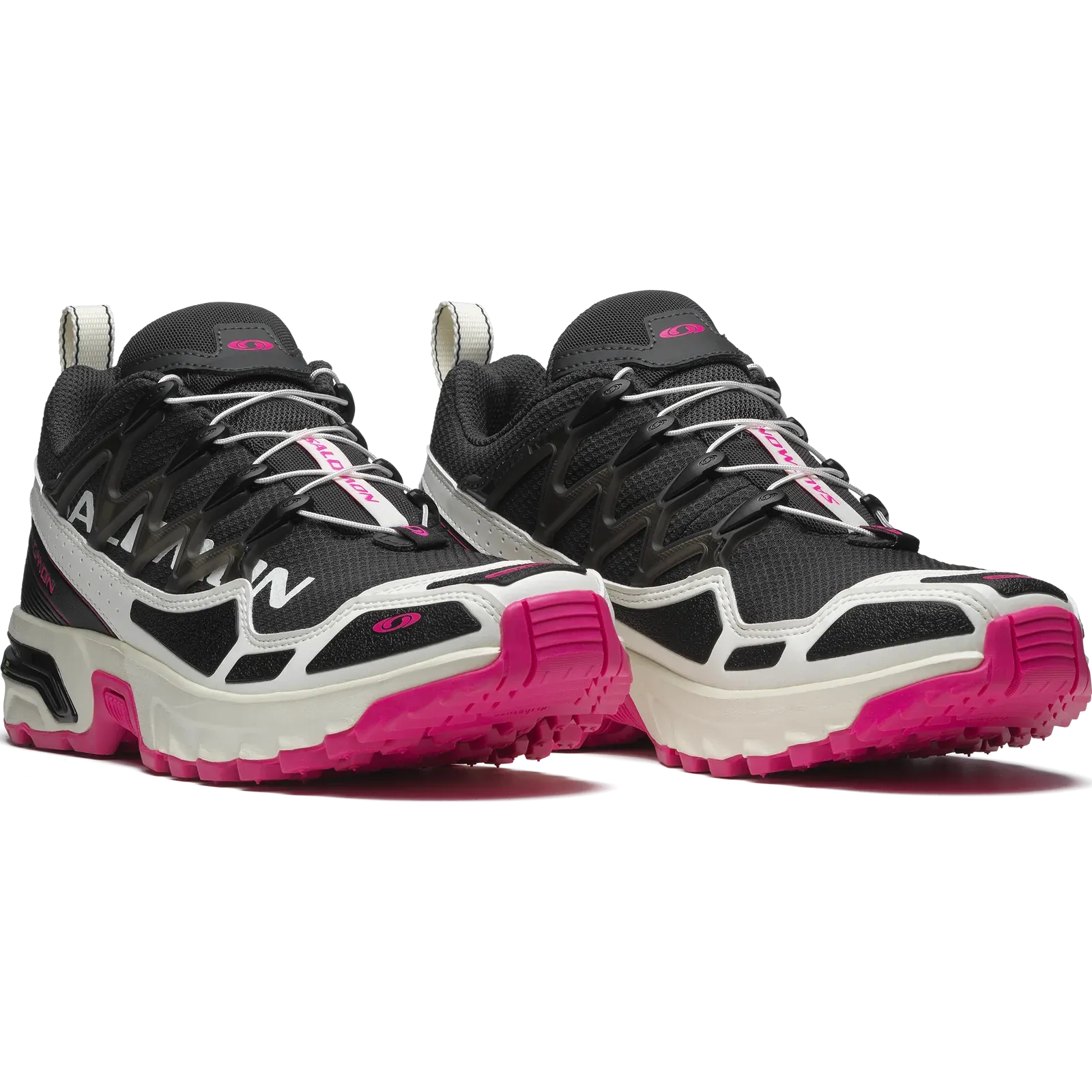 Salomon   Acs + Heritage Pack Black / Vanilla Ice / Pink Glo (men)