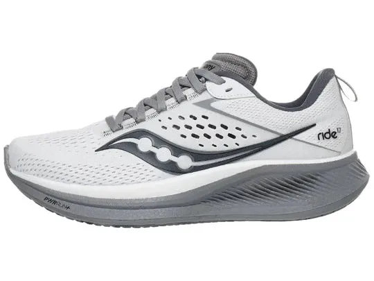 Saucony | Ride 17 | Men's | White/Black