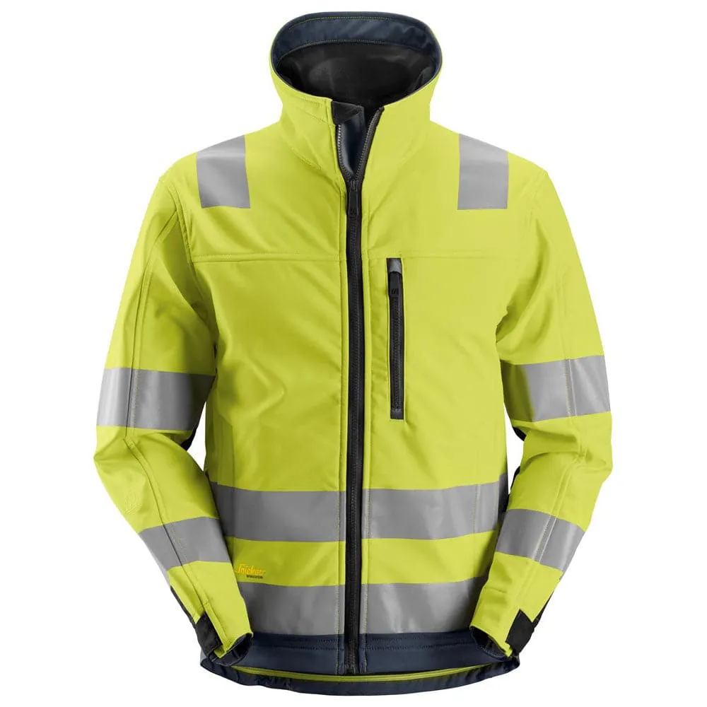 Snickers 1230 AllroundWork Hi-Vis Softshell Jacket CL3 Various Colours