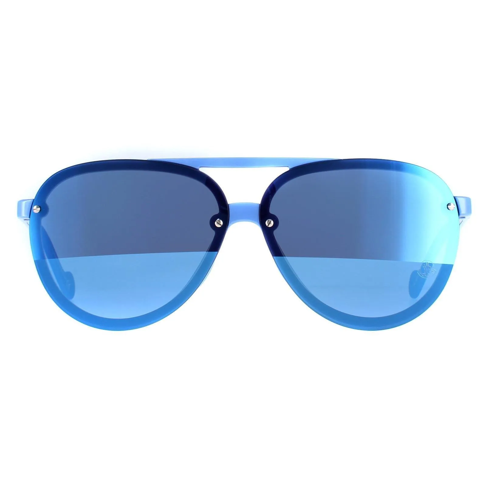 Sunglasses | Aviator Light Blue Blue Mirror ML0063 | Moncler