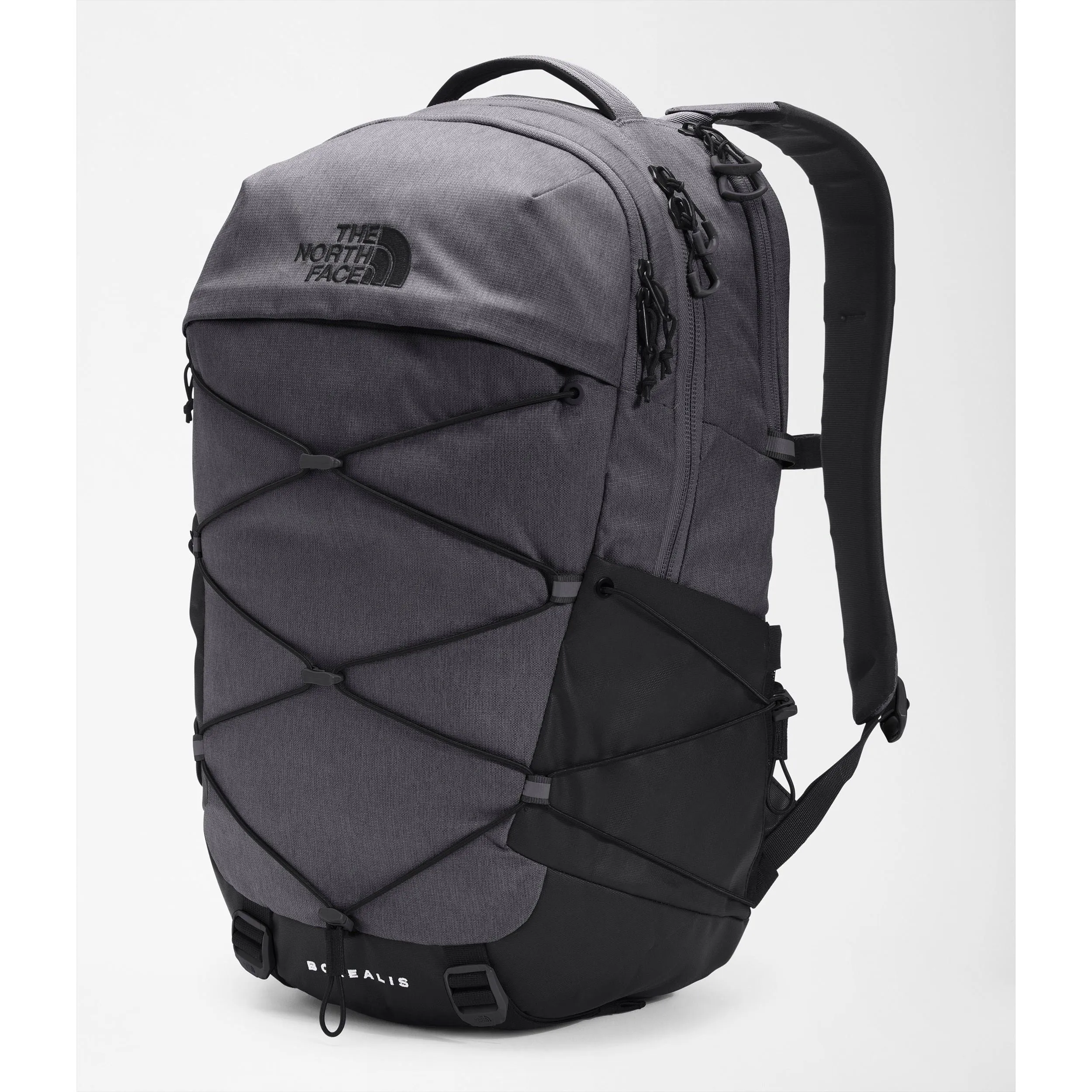 The North Face Borealis Backpack in Asphalt Grey Light Heather/TNF Black