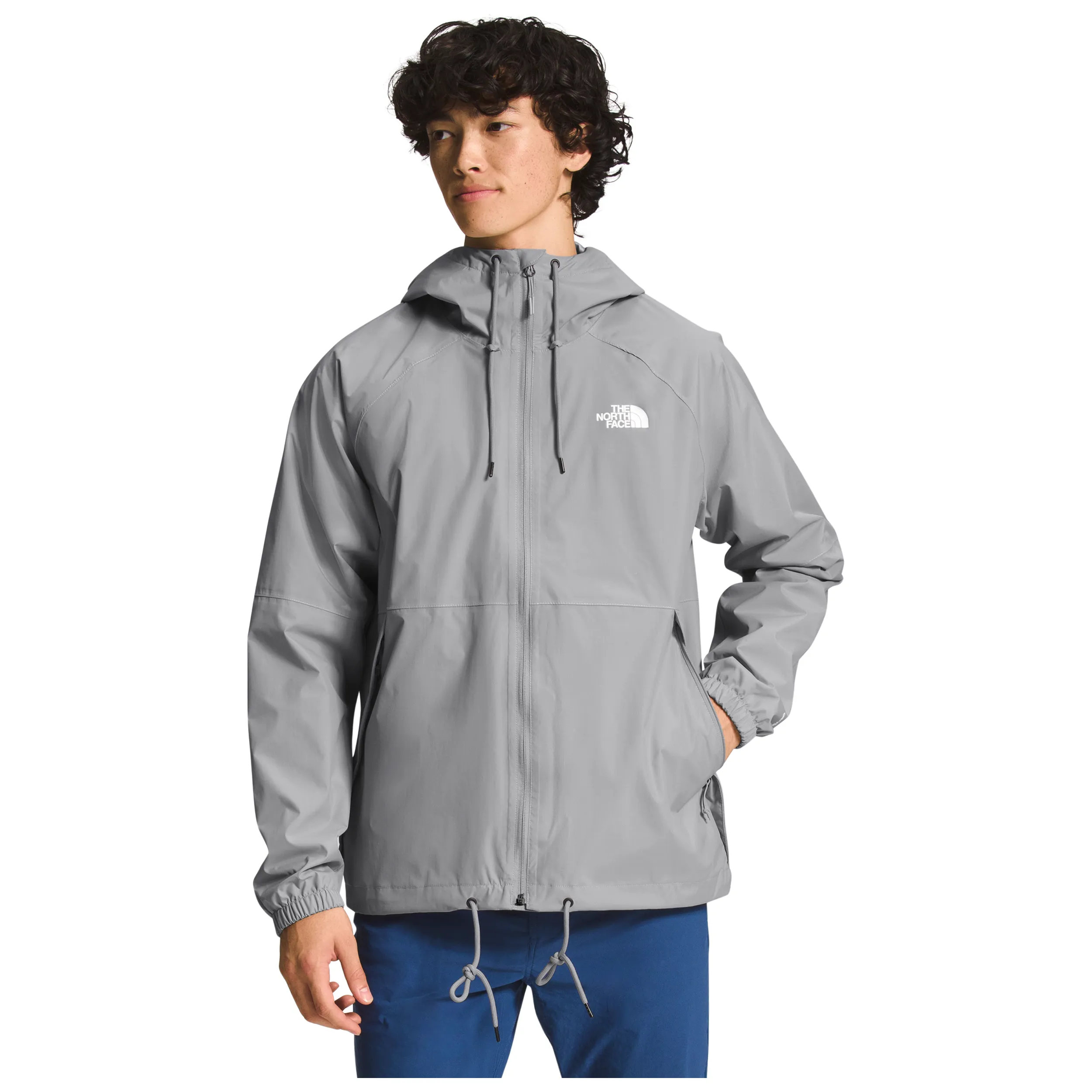 The North Face Men's Antora Rain Hoodie in Meld Grey