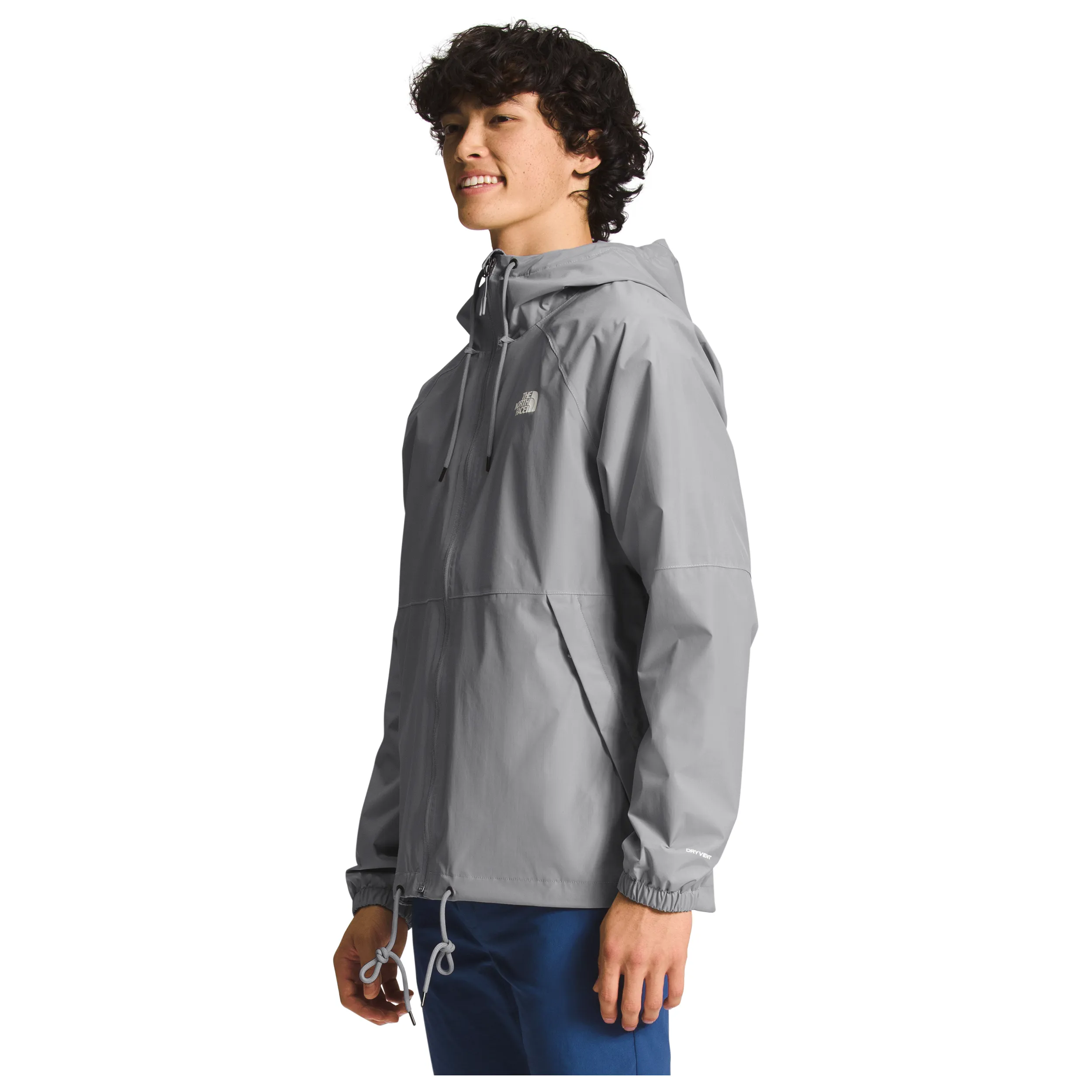 The North Face Men's Antora Rain Hoodie in Meld Grey