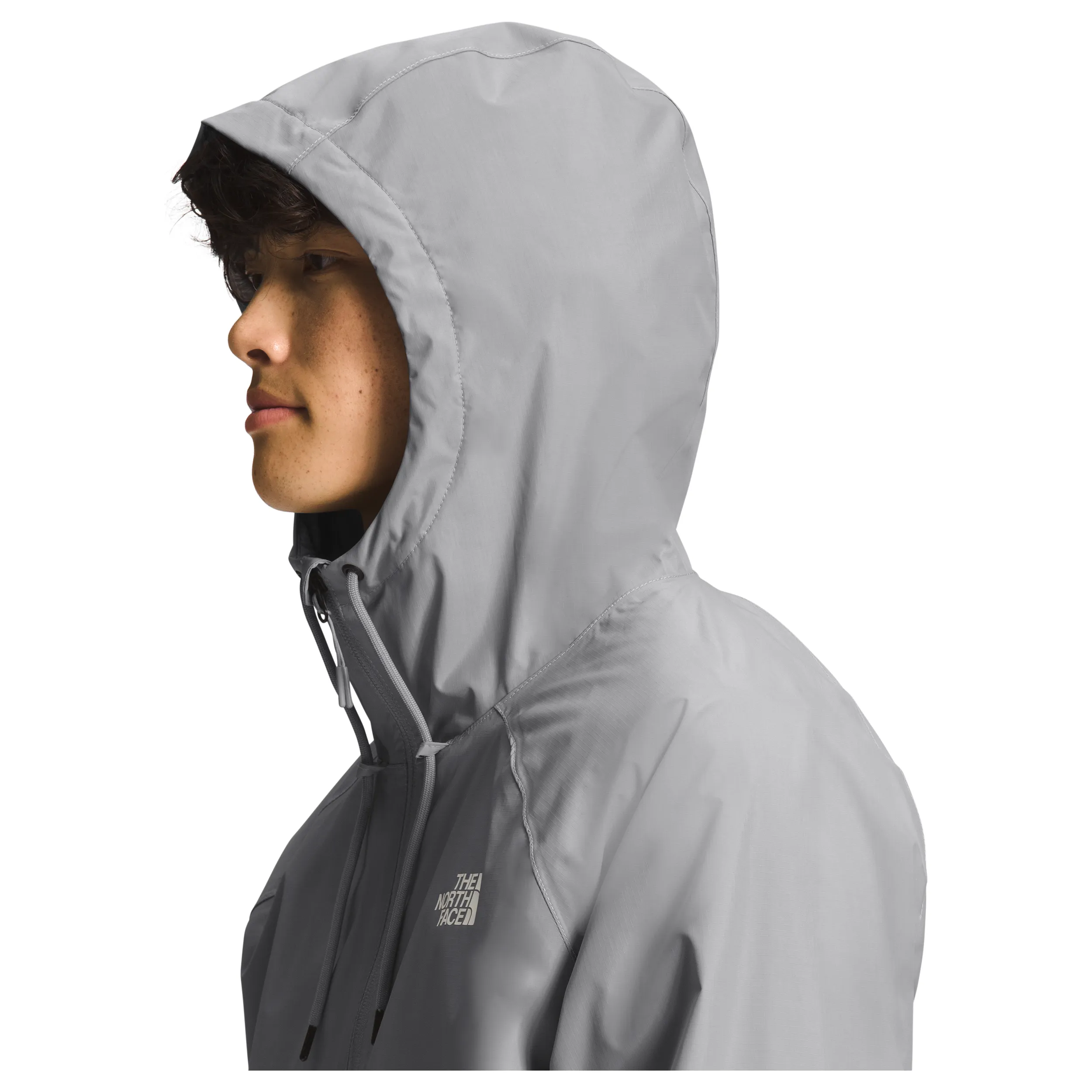 The North Face Men's Antora Rain Hoodie in Meld Grey