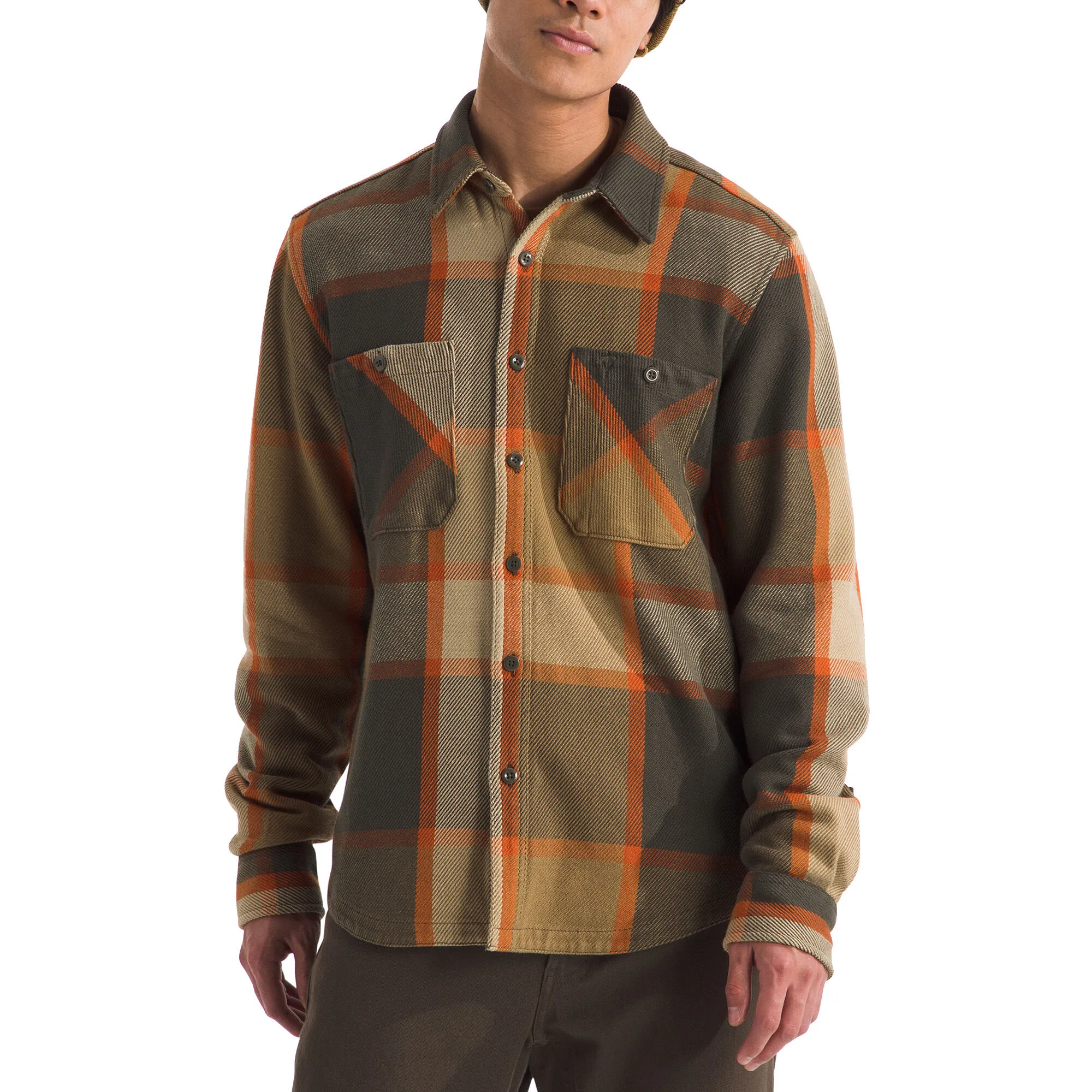 The North Face Men's Valley Twill Flannel Long-Sleeve Shirt